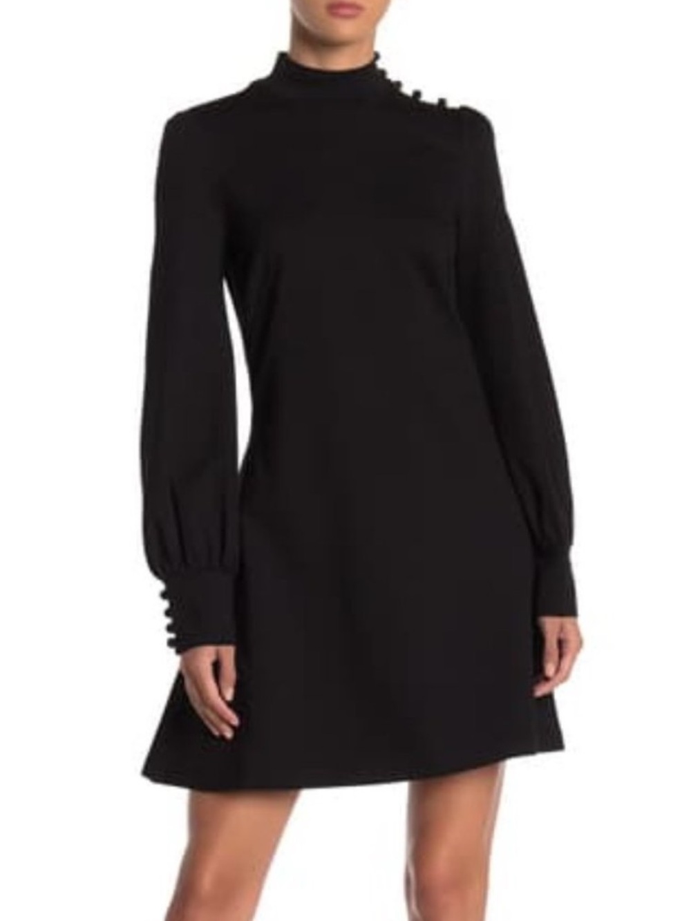 kate spade new york mock neck ponte dress